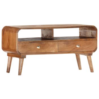 ARDEBO.de - TV-Schrank 90 x 35 x 47 cm Massivholz Mango