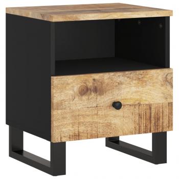 Nachttische 2 Stk. Massivholz Mango & Holzwerkstoff