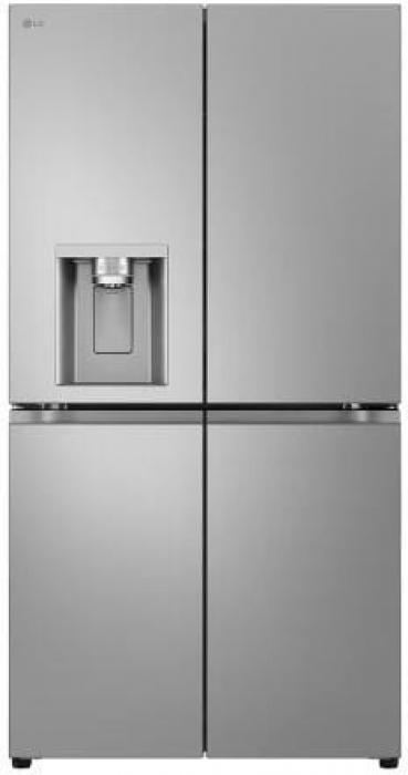 ARDEBO.de LG GML960PYFE Stand Side-by-Side Kombination Multi-Door, 91,4 cm breit, 637 L, NoFrost, Eis-, Crushed Ice- und Wasserspender, Festwasseranschluss, Prime Silver