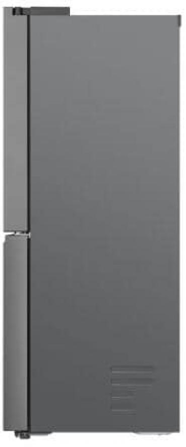 LG GML960PYFE Stand Side-by-Side Kombination Multi-Door, 91,4 cm breit, 637 L, NoFrost, Eis-, Crushed Ice- und Wasserspender, Festwasseranschluss, Prime Silver