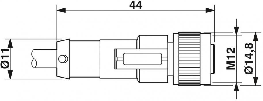 Phoenix Contact SAC-5P-10,0-PUR/M12FS - Sensor-/Aktor-Kabel (1683374)
