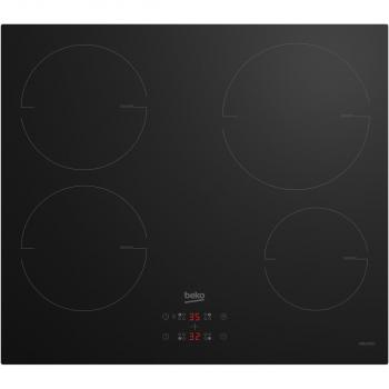 Beko BBSM12340X Backofen-Set mit Induktionskochfeld, 5 Einschubebenen, Kindersicherung, Lüfter, Restwärmeanzeige, Edelstahl/schwarz