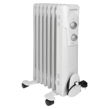 ARDEBO.de Clatronic RA 3735 Ölradiator, 3 Leistungsstufen, Integrierter Überhitzungsschutz, weiß (263906)