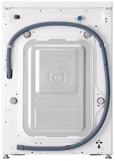 LG F4WB308Y 8kg Frontlader Waschmaschine, 60 cm breit, 1400 U/Min, unterbaufähig, Steam, Inverter Direct Drive®-Motor, WLAN, Kindersicherung, weiß glänzend