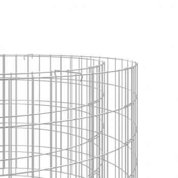 Gabionen-Feuerstelle Ø 50 cm Verzinktes Eisen