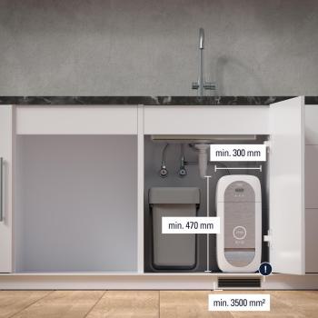 GROHE Blue Home Mono Starter Kit, bis 150° schwenkbar, chrom (31498001)