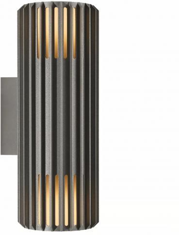 ARDEBO.de Nordlux Aludra Double Wandleuchte, E27, IP54, 2x15W, anthrazit (2418121250)