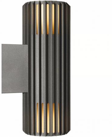 Nordlux Aludra Double Wandleuchte, E27, IP54, 2x15W, anthrazit (2418121250)