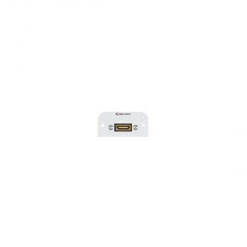 ARDEBO.de Kindermann Konnect 54 alu Anschlussblende HDMI auf 19-Pin, 54 x 54 mm (7441000561)