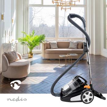 Staubsauger ohne Beutel | Beutellos | 700 W | Staubkapazität: 3.0 l | Kombi-Bürste | Aktionsradius: 8.50 m | HEPA Luftfilter | Anthrazit / Orange / Schwarz (Menge: 2 je Bestelleinheit)