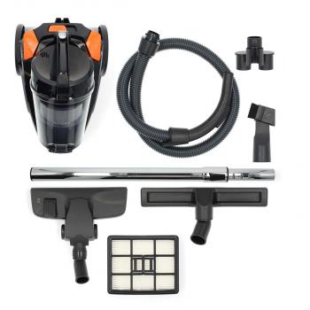 Staubsauger ohne Beutel | Beutellos | 700 W | Staubkapazität: 3.0 l | Kombi-Bürste | Aktionsradius: 8.50 m | HEPA Luftfilter | Anthrazit / Orange / Schwarz (Menge: 2 je Bestelleinheit)