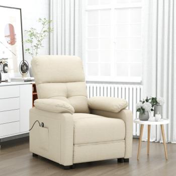 ARDEBO.de - Relaxsessel Elektrisch Creme Stoff