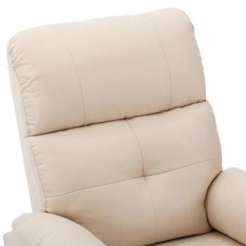 Relaxsessel Elektrisch Creme Stoff