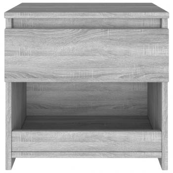 Nachttische 2 Stk. Grau Sonoma 40x30x39 cm Holzwerkstoff