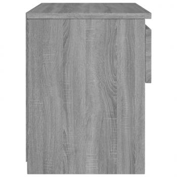 Nachttische 2 Stk. Grau Sonoma 40x30x39 cm Holzwerkstoff