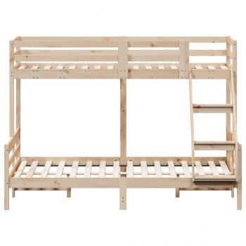 Etagenbett 90x200/140x200 cm Massivholz Kiefer