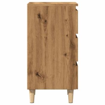 Nachttische 2 Stk. Artisan-Eiche 40x35x69 cm Holzwerkstoff