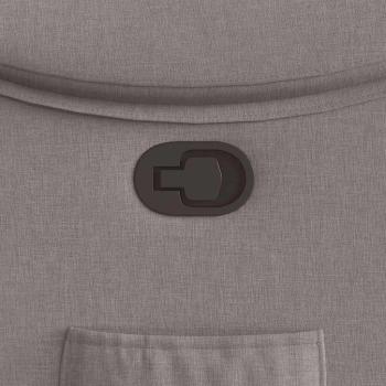 Relaxsessel Taupe Stoff