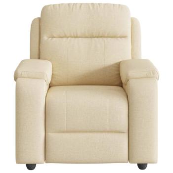 Massagesessel Creme Stoff