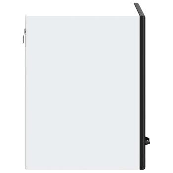 Küchen-Hängeschrank Kalmar Schwarz Holzwerkstoff
