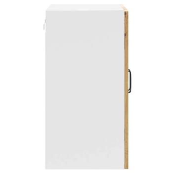 Küchen-Hängeschrank mit Glastür Artisan-Eiche Holzwerkstoff