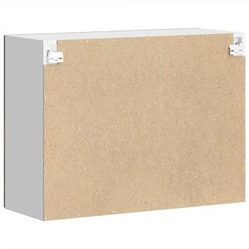 Küchen-Hängeschrank mit Glastür Porto Räuchereiche
