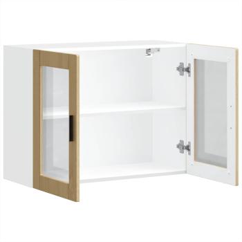 Küchen-Hängeschrank mit Glastür Porto Sonoma-Eiche