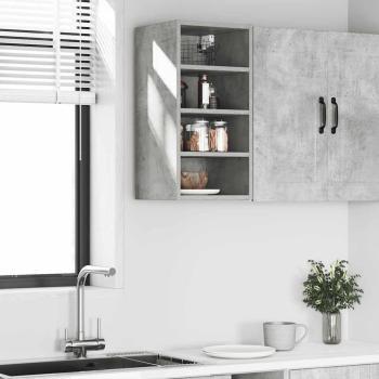 Hängeschrank Betongrau 30x29,5x60 cm Holzwerkstoff