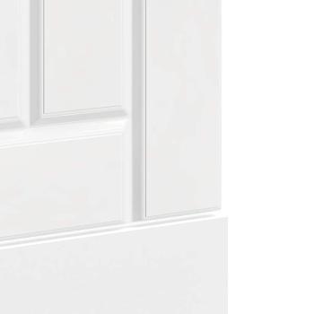 Geschirrspülerblende Lucca Hochglanz-Weiß Holzwerkstoff