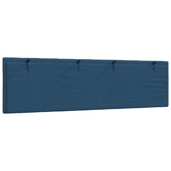 Kopfteil-Kissen Blau 180 cm Stoff