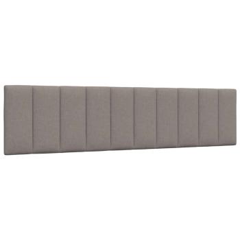 ARDEBO.de - Kopfteil-Kissen Taupe 200 cm Stoff