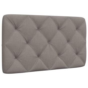 ARDEBO.de - Kopfteil-Kissen Taupe 80 cm Stoff