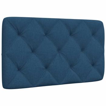 ARDEBO.de - Kopfteil-Kissen Blau 80 cm Stoff