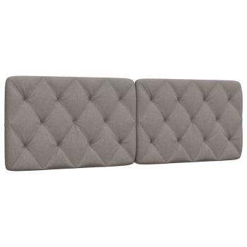 ARDEBO.de - Kopfteil-Kissen Taupe 160 cm Stoff
