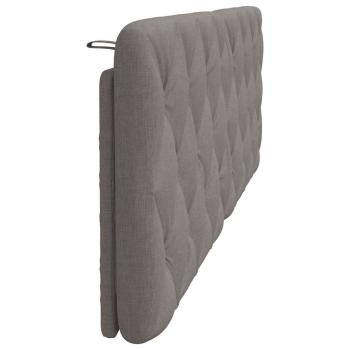Kopfteil-Kissen Taupe 160 cm Stoff