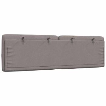 Kopfteil-Kissen Taupe 160 cm Stoff