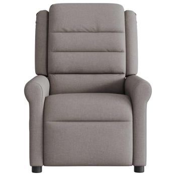 Massagesessel Taupe Stoff