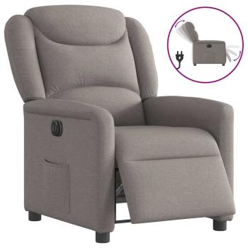 ARDEBO.de - Relaxsessel Elektrisch Taupe Stoff