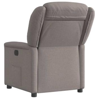 Relaxsessel Elektrisch Taupe Stoff