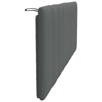 Kopfteil-Kissen Dunkelgrau 120 cm Stoff