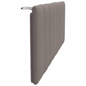 Kopfteil-Kissen Taupe 120 cm Stoff