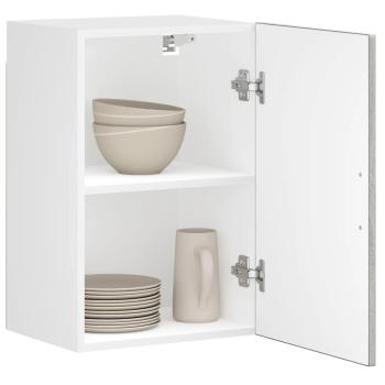 ARDEBO.de - Küchen-Hängeschrank Porto Grau Sonoma Holzwerkstoff
