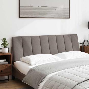 Kopfteil-Kissen Taupe 160 cm Stoff