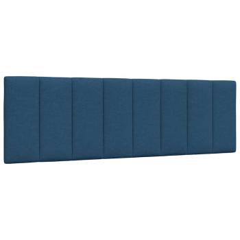 ARDEBO.de - Kopfteil-Kissen Blau 160 cm Stoff