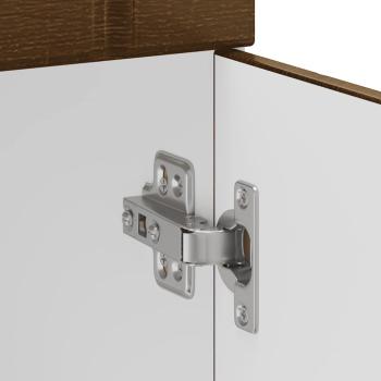 Küchen-Unterschrank Lucca Braun Eichen-Optik Holzwerkstoff