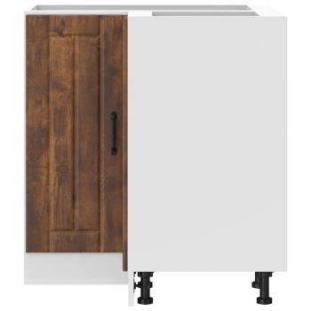 Küchen-Eckunterschrank Lucca Räuchereiche Holzwerkstoff