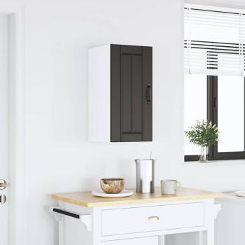 Küchen-Hängeschrank Lucca Schwarz Holzwerkstoff