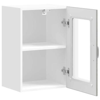 Küchen-Hängeschrank mit Glastür Lucca Betongrau