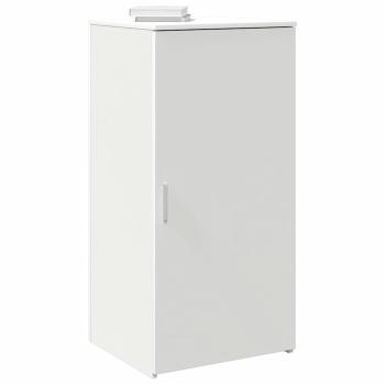 ARDEBO.de - Lagerschrank Weiß 50x45x103,5 cm Holzwerkstoff
