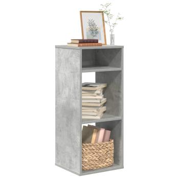 ARDEBO.de - Bücherregal Betongrau 34x31x80 cm Holzwerkstoff